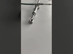 सिलेंडर के साथ हेवी-ड्यूटी पुश-पुल स्टेनलेस स्टील कंट्रोल केबल असेंबली