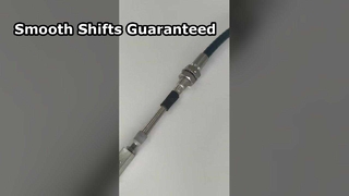 थ्रेडेड एंड और यू फोर्क के साथ हेवी ड्यूटी पुश-पुल कंट्रोल केबल असेंबली