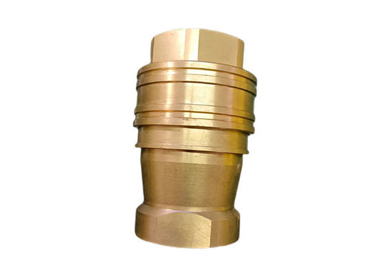 हाइड्रोलिक 800psi 2" पीतल त्वरित रिलीज़ युग्मन द्रव के लिए