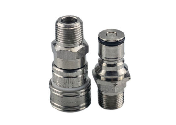 1500psi 0.25'' नाममात्र स्टेनलेस स्टील त्वरित युग्मन