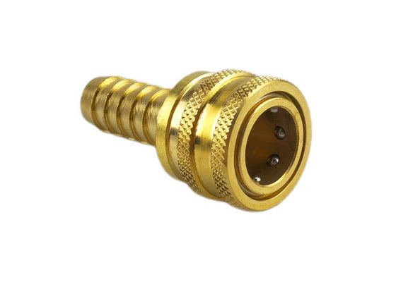पीतल 0.5 इंच 2200psi सीधे के माध्यम से युग्मक