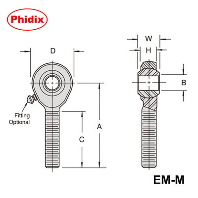 87084050 / 87084020 धातु रॉड अंत