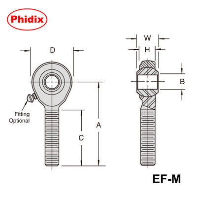 87084050 / 87084020 धातु रॉड अंत