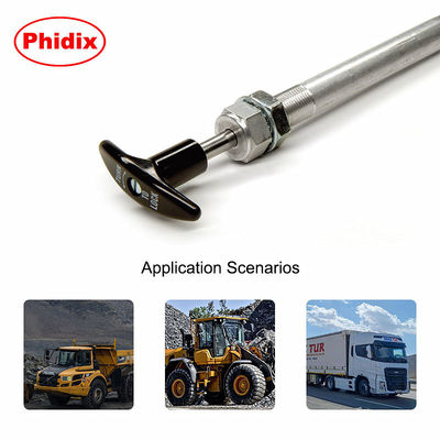 सुरक्षित लॉकिंग तंत्र के साथ टिकाऊ पुश-पुल ट्विस्ट लॉक कंट्रोल हैंडल