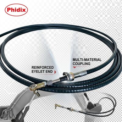 जटिल यांत्रिक प्रणालियों के लिए बिल्कुल सही, न्यूनतम बेंडिंग रेडियस 15CM के साथ कस्टम इंजीनियर्ड असेंबली मैकेनिकल कंट्रोल पुल ऑफरिंग