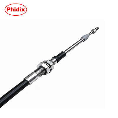 Push-Pull Control Cable Assembly With Threaded End Fittings