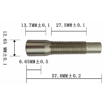 निर्माण मशीनरी केबल अंत फिटिंग UNF धागा के साथ threaded conduit cap